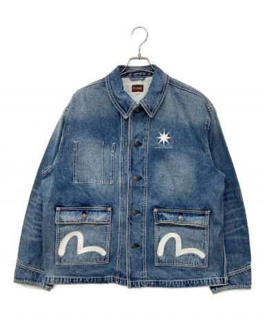 エヴィス　evisu ダークブルー デニムジャケット 中古・古着通販】EVISU (エヴィス) GDC (ジーディーシー) EVISU X GDC