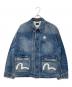 EVISU（エヴィス）の古着「EVISU X GDC WASHED CHORE JACKET / デニムジャケット」｜インディゴ