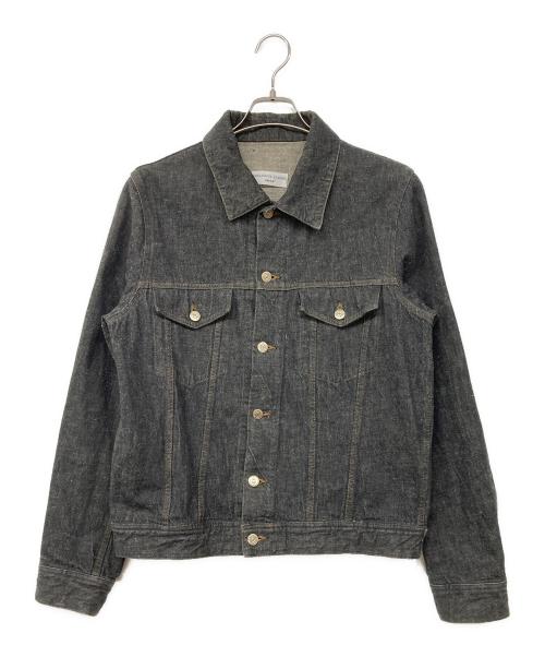 YAECA（ヤエカ）YAECA (ヤエカ) コットンリネン デニムジャケット ブラック サイズ:XLの古着・服飾アイテム