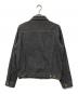 YAECA (ヤエカ) コットンリネン デニムジャケット ブラック サイズ:XL：8000円