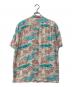 ALOHA RUG (アロハラグ) レーヨン百虎アロハシャツ ブルー サイズ:XL：5000円