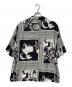 ALOHA RUG (アロハラグ) レーヨンアロハ総柄シャツ グレー サイズ:2：5000円