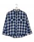 MIYAGIHIDETAKA（ミヤギヒデタカ）の古着「FLANNEL SHIRT フランネルチェックシャツ」｜ネイビー
