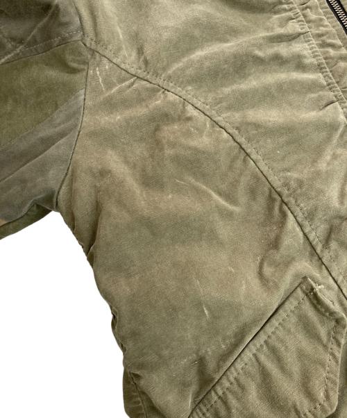 14th addiction（フォーティーンスアディクション）14th addiction (フォーティーンスアディクション) パッチワークミリタリーブルゾン オリーブ サイズ:4の古着・服飾アイテム