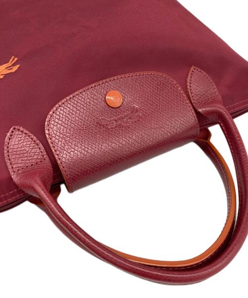 LONGCHAMP（ロンシャン）LONGCHAMP (ロンシャン) ルプリアージュクラブ トートバッグ レッドの古着・服飾アイテム
