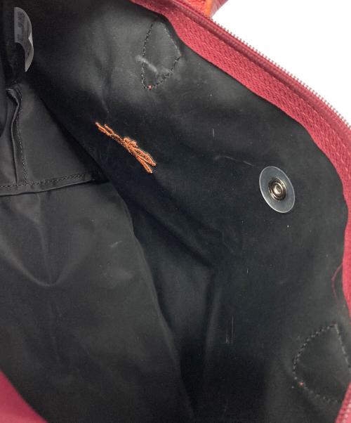 LONGCHAMP（ロンシャン）LONGCHAMP (ロンシャン) ルプリアージュクラブ トートバッグ レッドの古着・服飾アイテム