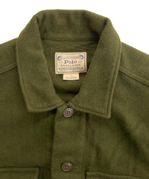 POLO RALPH LAUREN（ポロ・ラルフローレン）POLO RALPH LAUREN (ポロ・ラルフローレン) CPO シャツ ジャケット グリーン サイズ:Lの古着・服飾アイテム
