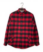 POLO RALPH LAURENポロ・ラルフローレン）の古着「バッファローチェック裏ボアジャケット」｜レッド