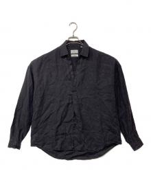 colony clothing（コロニークロージング）の古着「リネンプールサイドシャツ」｜グレー