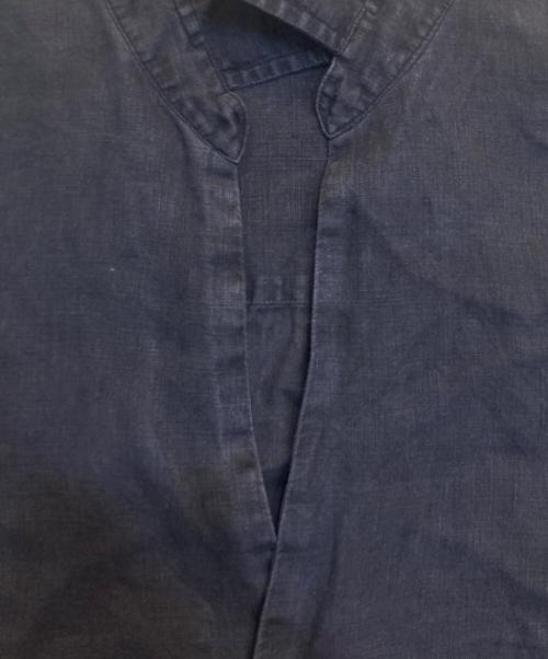 colony clothing（コロニークロージング）colony clothing (コロニークロージング) リネンプールサイドシャツ グレー サイズ:Lの古着・服飾アイテム