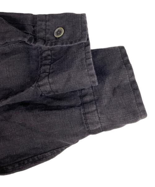 colony clothing（コロニークロージング）colony clothing (コロニークロージング) リネンプールサイドシャツ グレー サイズ:Lの古着・服飾アイテム