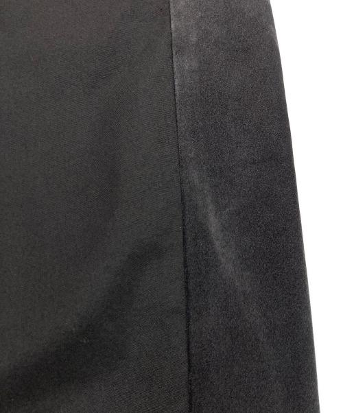 COMME des GARCONS HOMME PLUS（コムデギャルソンオムプリュス）COMME des GARCONS HOMME PLUS (コムデギャルソンオムプリュス) サテン切替トラウザーズスラックスロングパンツ ブラック サイズ:XLの古着・服飾アイテム