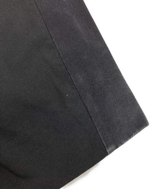 COMME des GARCONS HOMME PLUS（コムデギャルソンオムプリュス）COMME des GARCONS HOMME PLUS (コムデギャルソンオムプリュス) サテン切替トラウザーズスラックスロングパンツ ブラック サイズ:XLの古着・服飾アイテム