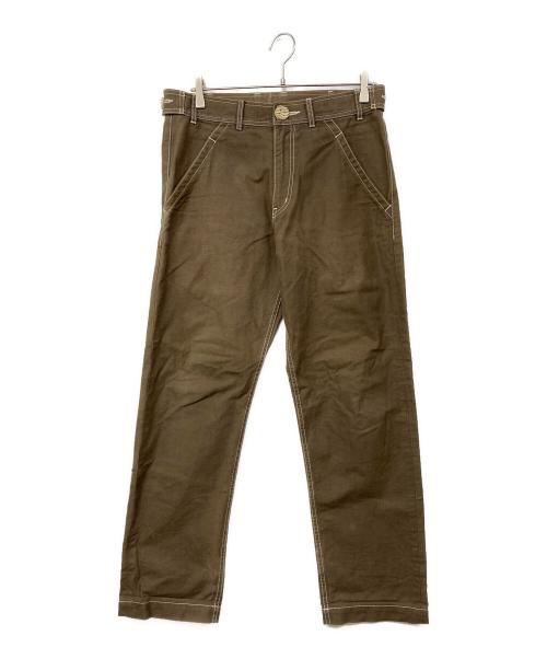 COMME des GARCONS HOMME PLUS（コムデギャルソンオムプリュス）COMME des GARCONS HOMME PLUS (コムデギャルソンオムプリュス) サイドベルトパンツ グレー サイズ:Sの古着・服飾アイテム