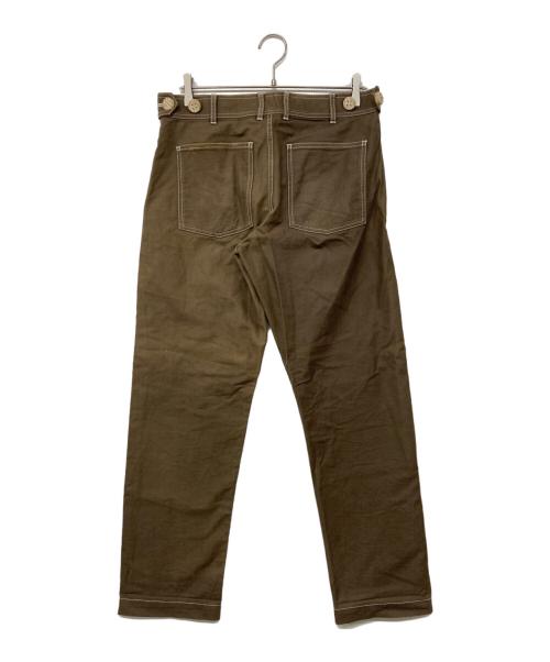 COMME des GARCONS HOMME PLUS（コムデギャルソンオムプリュス）COMME des GARCONS HOMME PLUS (コムデギャルソンオムプリュス) サイドベルトパンツ グレー サイズ:Sの古着・服飾アイテム