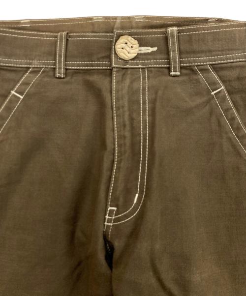 COMME des GARCONS HOMME PLUS（コムデギャルソンオムプリュス）COMME des GARCONS HOMME PLUS (コムデギャルソンオムプリュス) サイドベルトパンツ グレー サイズ:Sの古着・服飾アイテム