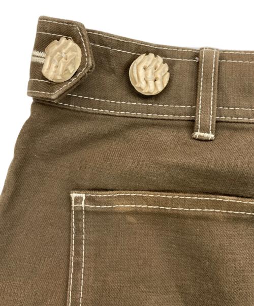 COMME des GARCONS HOMME PLUS（コムデギャルソンオムプリュス）COMME des GARCONS HOMME PLUS (コムデギャルソンオムプリュス) サイドベルトパンツ グレー サイズ:Sの古着・服飾アイテム