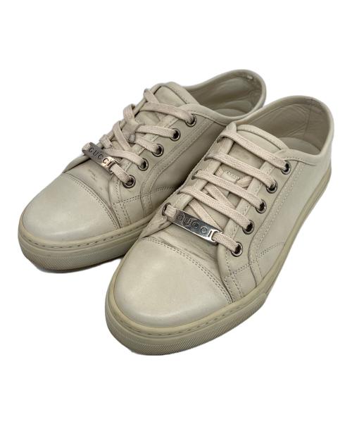 GUCCI（グッチ）GUCCI (グッチ) MIROSOFT SNEAKERS ローカットスニーカー ホワイト サイズ:35 1/2の古着・服飾アイテム
