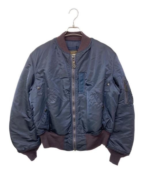 ALPHA INDUSTRIES（アルファインダストリーズ）ALPHA INDUSTRIES (アルファインダストリーズ) US AIR FORCE Ｂ‐15C フライトジャケット ネイビー サイズ:40の古着・服飾アイテム