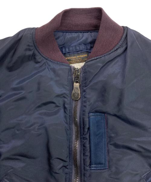 ALPHA INDUSTRIES（アルファインダストリーズ）ALPHA INDUSTRIES (アルファインダストリーズ) US AIR FORCE Ｂ‐15C フライトジャケット ネイビー サイズ:40の古着・服飾アイテム