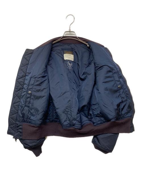 ALPHA INDUSTRIES（アルファインダストリーズ）ALPHA INDUSTRIES (アルファインダストリーズ) US AIR FORCE Ｂ‐15C フライトジャケット ネイビー サイズ:40の古着・服飾アイテム