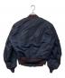 ALPHA INDUSTRIES (アルファインダストリーズ) US AIR FORCE Ｂ‐15C フライトジャケット ネイビー サイズ:40：18000円