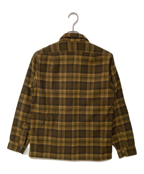 PENDLETON（ペンドルトン）PENDLETON (ペンドルトン) 60s ボードシャツ イエロー×ブラック サイズ:Mの古着・服飾アイテム