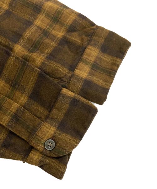 PENDLETON（ペンドルトン）PENDLETON (ペンドルトン) 60s ボードシャツ イエロー×ブラック サイズ:Mの古着・服飾アイテム