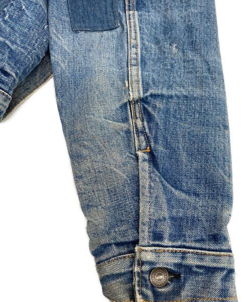 LEVI'S（リーバイス）LEVI'S (リーバイス) 70s 裏地ブランケット デニムジャケット インディゴ サイズ:肩幅47cm,身幅,51cm,袖丈,59cm,着丈55ｃｍの古着・服飾アイテム