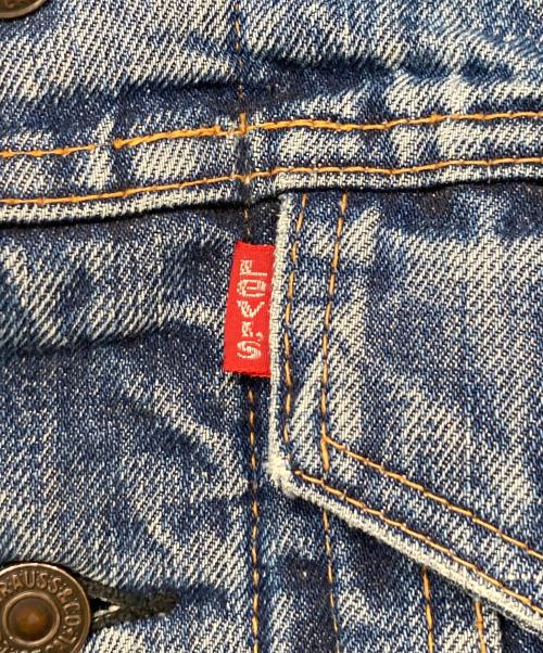 LEVI'S（リーバイス）LEVI'S (リーバイス) 70s 裏地ブランケット デニムジャケット インディゴ サイズ:肩幅47cm,身幅,51cm,袖丈,59cm,着丈55ｃｍの古着・服飾アイテム