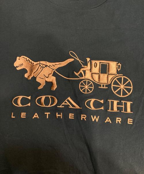 COACH（コーチ）COACH (コーチ) ロゴ刺繍ｔシャツ ネイビー サイズ:Mの古着・服飾アイテム