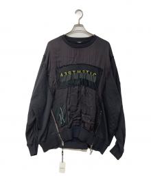 DIESEL（ディーゼル）の古着「F-TARAP-A 再構築リメイクスウェット」｜ブラック