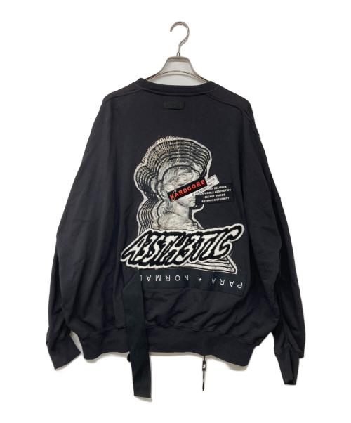 DIESEL（ディーゼル）DIESEL (ディーゼル) F-TARAP-A 再構築リメイクスウェット ブラック サイズ:Sの古着・服飾アイテム