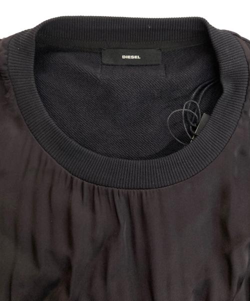 DIESEL（ディーゼル）DIESEL (ディーゼル) F-TARAP-A 再構築リメイクスウェット ブラック サイズ:Sの古着・服飾アイテム