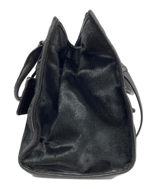 COACH（コーチ）COACH (コーチ) ハラコ2WAYトートバッグ ブラックの古着・服飾アイテム