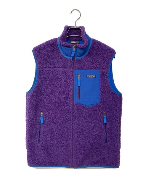 Patagonia（パタゴニア）Patagonia (パタゴニア) Classic Retro-X Vest クラシック レトロX ベスト パープル サイズ:Mの古着・服飾アイテム