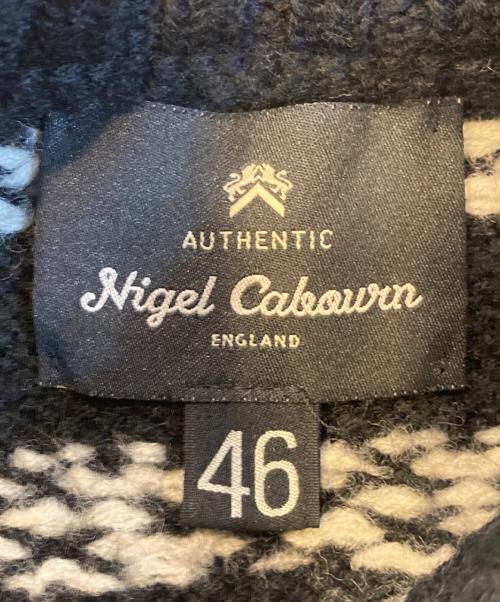NIGEL CABOURN（ナイジェルケーボン）NIGEL CABOURN (ナイジェルケーボン) ウールニットセーター ブラック サイズ:46の古着・服飾アイテム