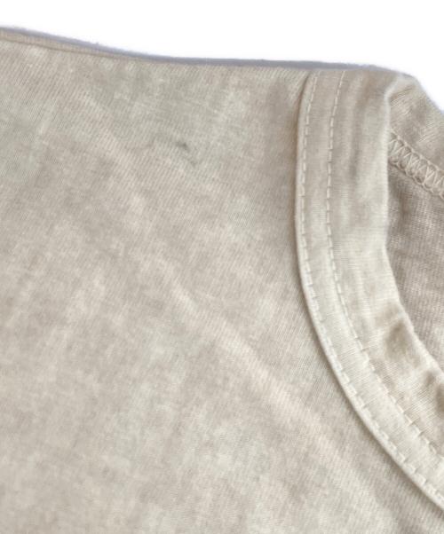 NIGEL CABOURN（ナイジェルケーボン）NIGEL CABOURN (ナイジェルケーボン) 7.8oz BASEBALL SHIRT ベースボールシャツ カットソー ベージュ×グリーン サイズ:50の古着・服飾アイテム