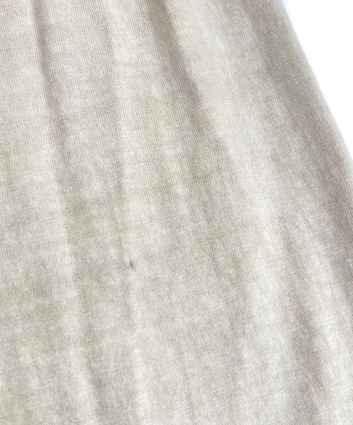 NIGEL CABOURN（ナイジェルケーボン）NIGEL CABOURN (ナイジェルケーボン) 7.8oz BASEBALL SHIRT ベースボールシャツ カットソー ベージュ×グリーン サイズ:50の古着・服飾アイテム