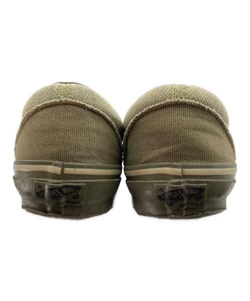 NIGEL CABOURN（ナイジェルケーボン）NIGEL CABOURN (ナイジェルケーボン) VANS (ヴァンズ) スリッポン グリーン サイズ:27の古着・服飾アイテム