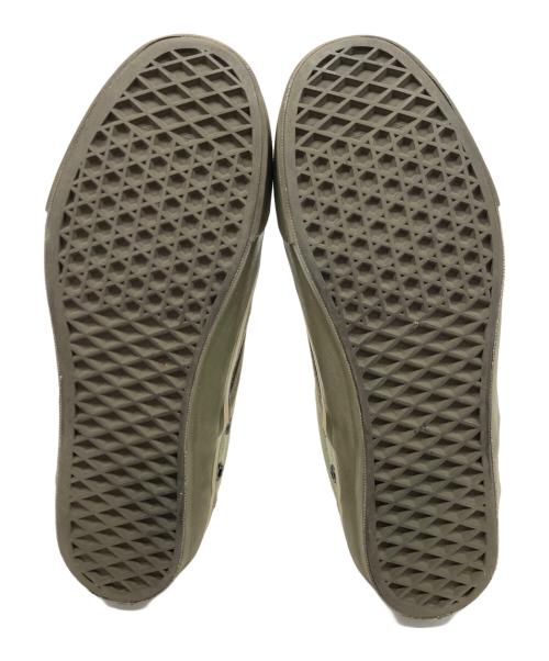 NIGEL CABOURN（ナイジェルケーボン）NIGEL CABOURN (ナイジェルケーボン) VANS (ヴァンズ) スリッポン グリーン サイズ:27の古着・服飾アイテム