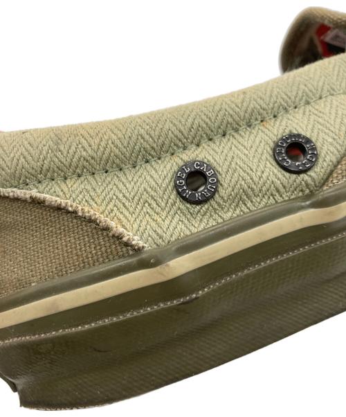 NIGEL CABOURN（ナイジェルケーボン）NIGEL CABOURN (ナイジェルケーボン) VANS (ヴァンズ) スリッポン グリーン サイズ:27の古着・服飾アイテム