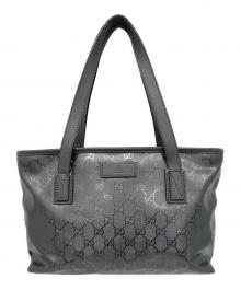 GUCCI（グッチ）の古着「GGスプリームトートバッグ」｜グレー