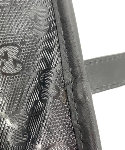 GUCCI（グッチ）GUCCI (グッチ) GGスプリームトートバッグ グレーの古着・服飾アイテム