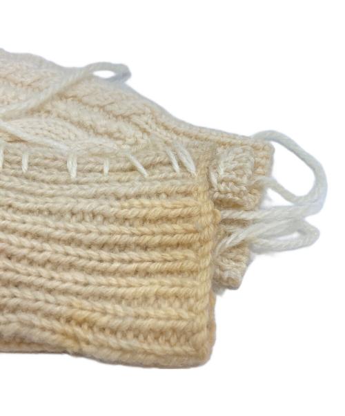 DISCOVERED（ディスカバード）DISCOVERED (ディスカバード) Fisherman Collage Knit フィッシャーマンコラージュニット アイボリー サイズ:Fの古着・服飾アイテム