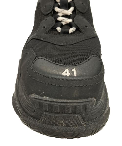 BALENCIAGA（バレンシアガ）BALENCIAGA (バレンシアガ) TRIPLE S SNEAKER トリプルS ブラック サイズ:27の古着・服飾アイテム