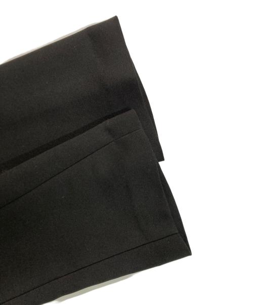 SHIPS any（シップスエニィ）SHIPS any (シップスエニィ) ダブルクロス ウエスト タック Aライン ワンピース ブラック サイズ:Fの古着・服飾アイテム