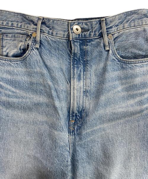 upper hights（アッパーハイツ）upper hights (アッパーハイツ) THE NIECE ハイライズストレートデニムパンツ インディゴ サイズ:26の古着・服飾アイテム