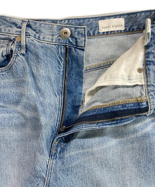 upper hights（アッパーハイツ）upper hights (アッパーハイツ) THE NIECE ハイライズストレートデニムパンツ インディゴ サイズ:26の古着・服飾アイテム