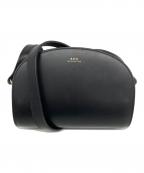 A.P.C.アーペーセー）の古着「ハーフムーン ショルダーバッグ」｜ブラック